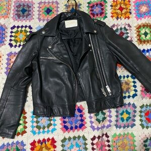 Leather Moto Jacket